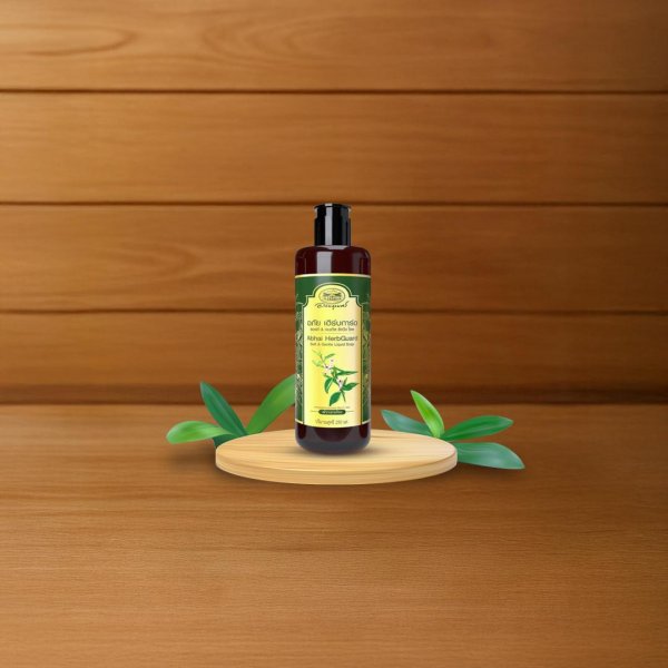 สบู่เหลวสมุนไพรสูตรสครับอ่อนโยน