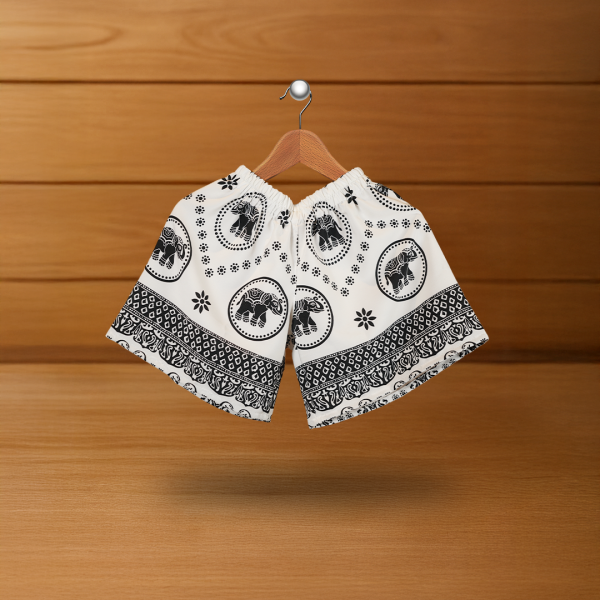 กางเกงผ้าเด็กขาสั้นชิลช้าง