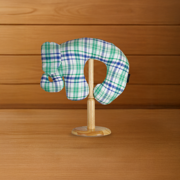  หมอนรองคอผ้าขาวม้าช้างฮัก 