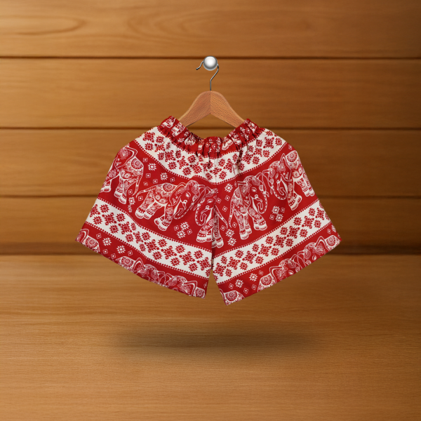 กางเกงผ้าเด็กขาสั้นชิลช้าง