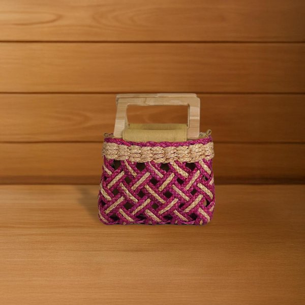 กระเป่าสานคราฟต์สแควร์สยาม