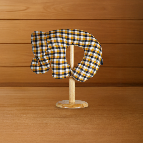  หมอนรองคอผ้าขาวม้าช้างฮัก 